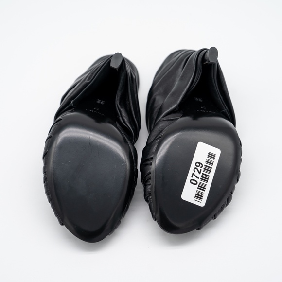 size 40eu 10 US Givenchy Show Twist Heels Mules Black Leather - Picture 6 of 10